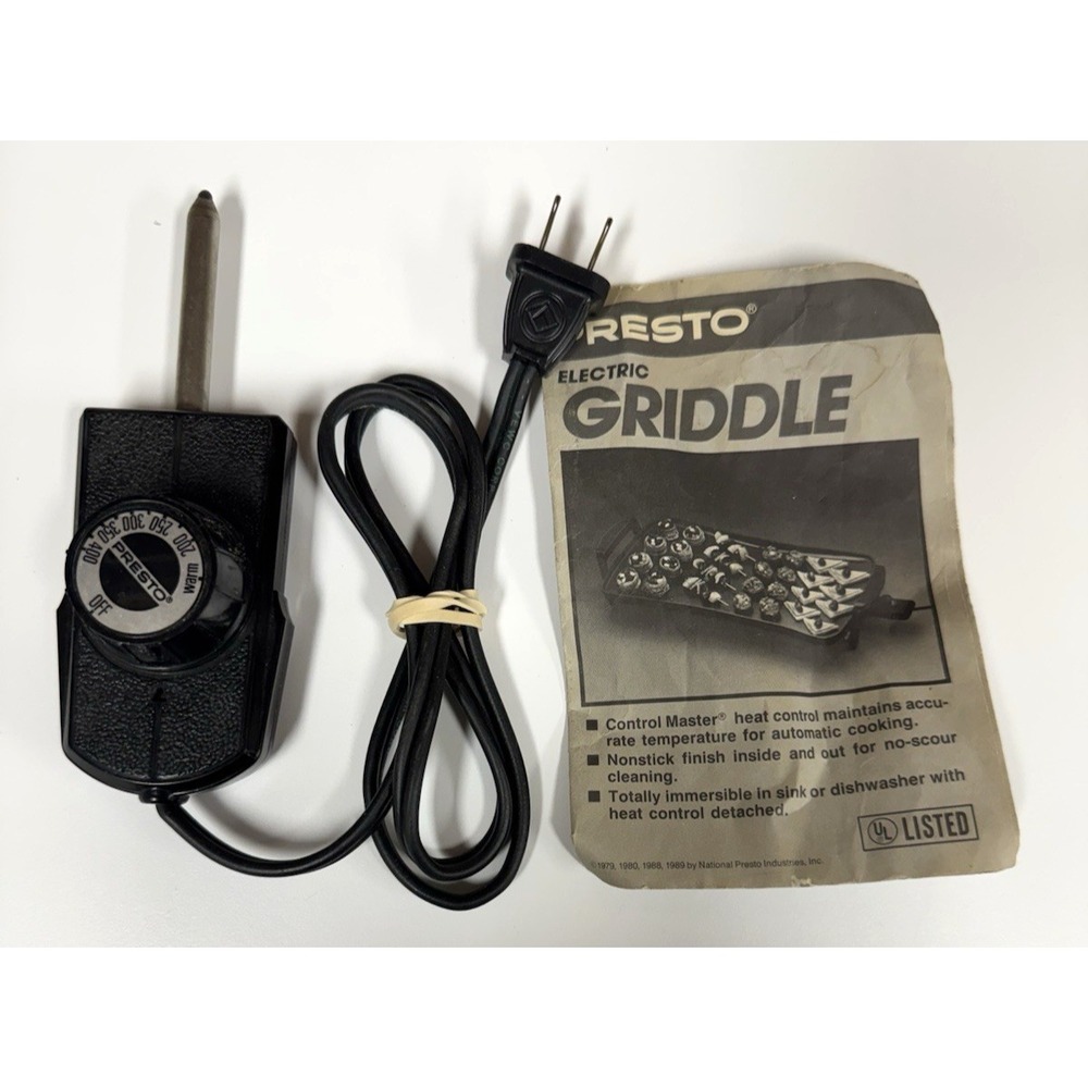 Presto‎ Skillet Griddle Deep Fryer Temperature Controller Model # 0690003 E73717